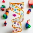 thumbnail image 2 of 1.5" Fiesta Ribbon: White (10 Yards), 2 of 4