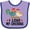 Lavender and Purple, variant on Inktastic Chicken Farmer I Love My Chickens Boys or Girls Baby Bib