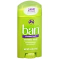 thumbnail image 3 of Ban Antiperspirant Deodorant Invisible Solid 2.6 oz (73 g), 3 of 3