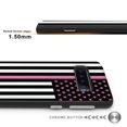 thumbnail image 3 of Galaxy S10+ Case, Duo Shield Slim Wallet Case + Dual Layer Card Holder For Samsung Galaxy S10+ [NOT S10 OR S10e] (Released 2019) Thin Pink Line Flag, 3 of 6