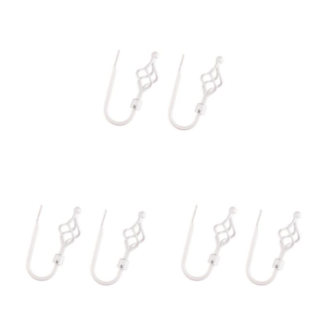 Redempat Easy Installation Curtain Rods For Stylish Room Curtain Durable Curtain Tieback style 8 3Set