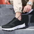 thumbnail image 4 of Men's Breathable Mesh Running Shoes, Lightweight Lace-Up Athletic Sneakers, Non-Slip Casual Footwear for Gym, Walking, and Everyday Activities, 4 of 10