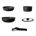 thumbnail image 1 of Pots and Pans Set Detachable Handle,5 Piece Nonstick Kitchen Cookware Sets,Stackable Pots Pans Set with Removable Handle, 1 of 7