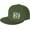 Moss Green, variant on Because I'm Bob That's Why Hat Snapback Baseball Cap Funny Flat Brim Visor Hats for Men Women
