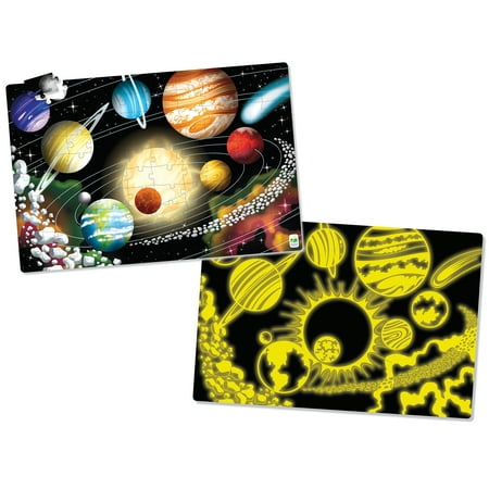 UPC: 0657092782545 | The Learning Journey Puzzle Doubles  Glow In The Dark  Space