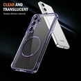 thumbnail image 5 of Dteck Magnetic for Samsung Galaxy S23 Plus Case Electroplated TPU Frame Compatible with MagSafe Hard PC Clear Back Shockproof Phone Cover for Samsung Galaxy S23 Plus,Purple, 5 of 7