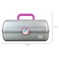 thumbnail image 7 of Caboodles On-The-Go Girl Makeup Box, Silver Sparkle, 7 of 7