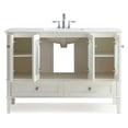 thumbnail image 6 of Simpli Home Paige 48" Bath Vanity with White Quartz Marble Top, 6 of 7