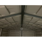 Duramax 5x5 YardMate Plus Plastic Vinyl Storage Shed w/ Molded Floor