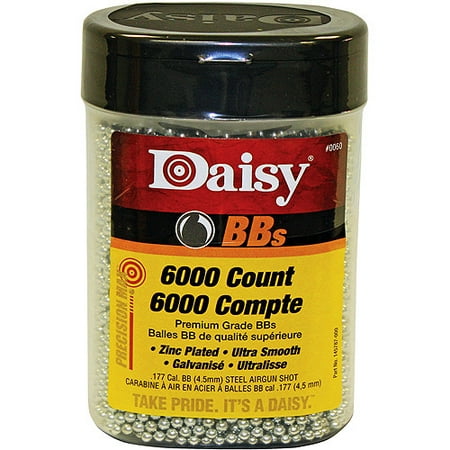DAISY PRECISIONMAX BBS .177 BB ZINC-PLATED STEEL 6000CT