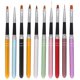thumbnail image 1 of 10 cepillos para uñas de gel, juego de cepillos para uñas de gel, juego de cepillos para uñas para gel ultravioleta. Afortunado Sencillez, 1 of 5