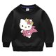 thumbnail image 3 of Hello Kitty nueva ropa para niños pantalones con capucha traje para niños y niñas terciopelo grueso cálido invierno traje de dos piezas de manga larga, 3 of 5