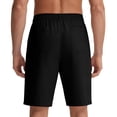 thumbnail image 6 of hoksml Men's Elastic Waist Quick Dry Cargo Shorts, Zip Pocket Relaxed Fit Outdoor Hiking Casual Walking Shorts for Travel Daily Wear, 6 of 7