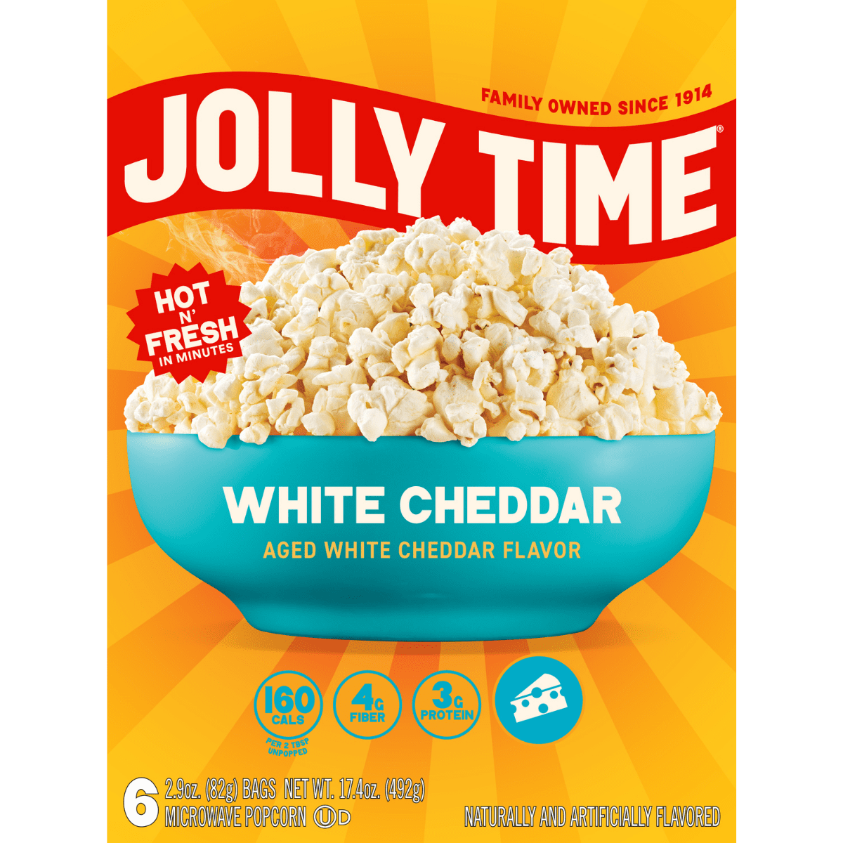 Jolly Time Select Premium Large Kernel Yellow Popcorn, 30 oz