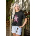 thumbnail image 3 of Hope Pink Ribbon Heart Breast Cancer Women's Graphic T Shirt Tees Brisco Brands S, 3 of 5