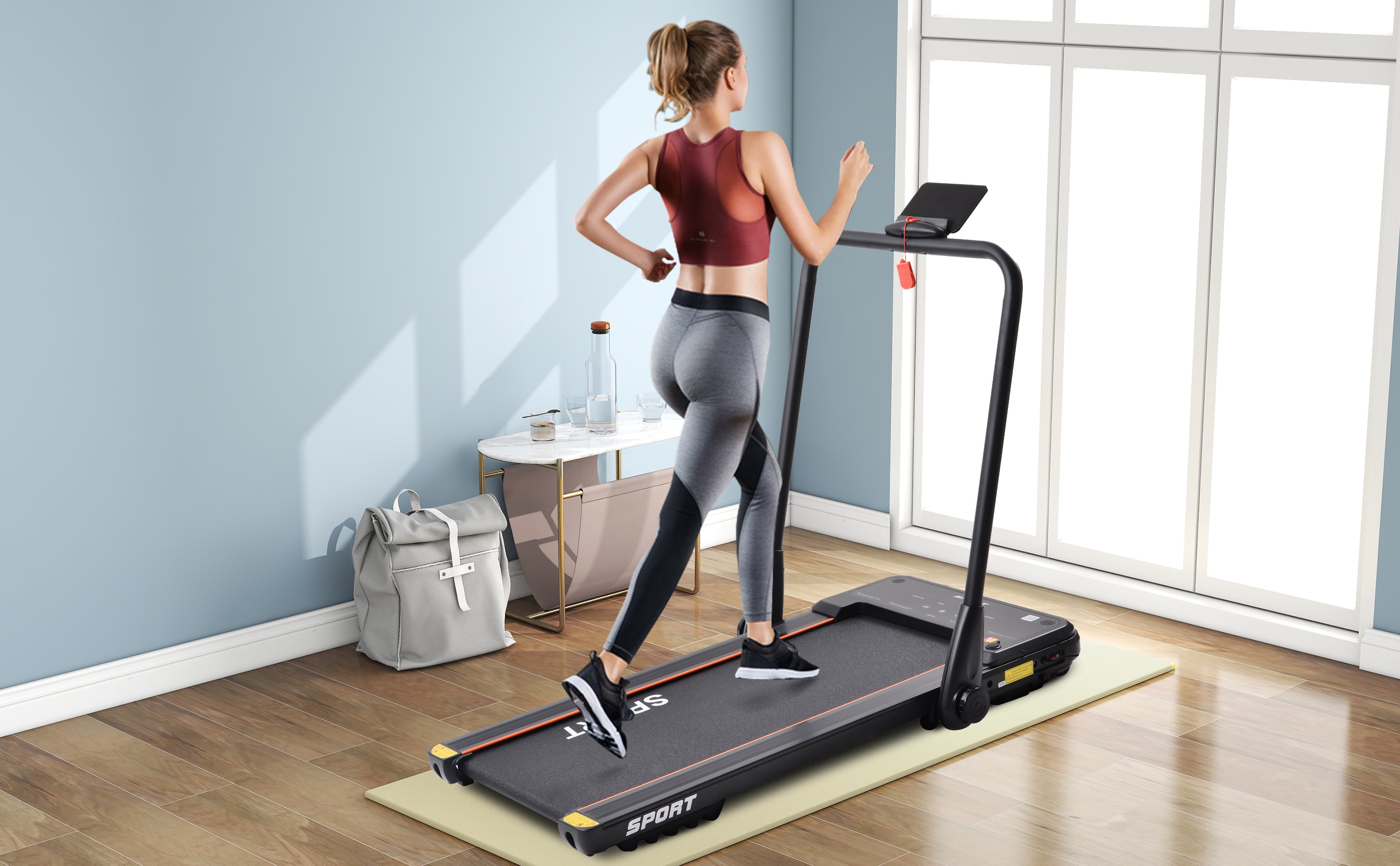 Details about   2.5HP Folding Treadmill Home Gym Electric Walking Running Jogging Exercise 