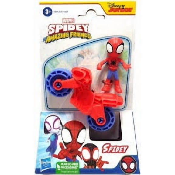 Marvel, Spider-Man with Moto Spidey, Red and Blue