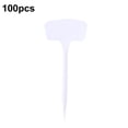 thumbnail image 2 of 100Pcs T Shape Plant Label Markers Nursery Potted Garden Label T Shape Plantsign, 2 of 10