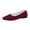 Wine_001, variant on Domuza Flat Shoes for Women Slip On Comfortable Walking Ballerina Shoes Ladies Cute Ballet Flats Pumps Low Wedge Dolly Shoes for Office Work Party Black 6.5(EU-37)