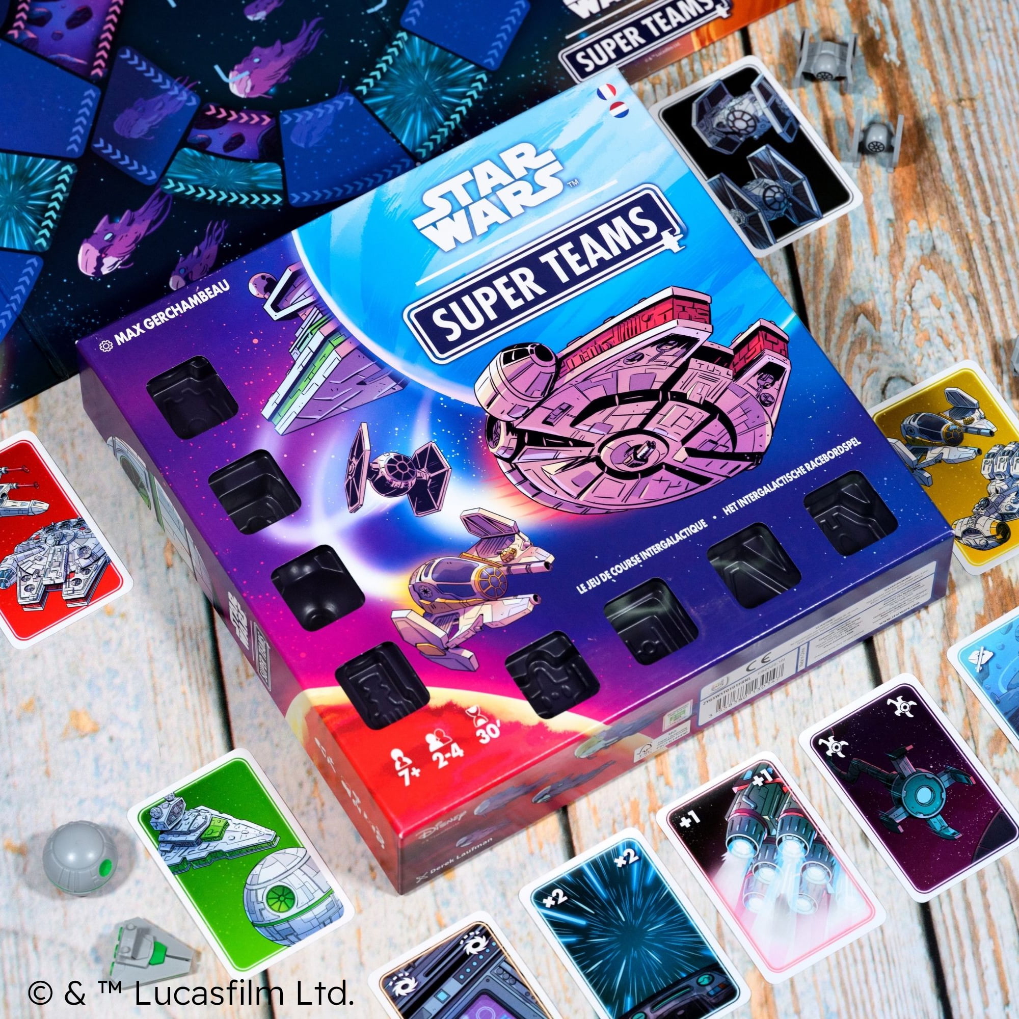 Star Wars Super Teams Clutch Box Board Game for Ages 7+, from Asmodee