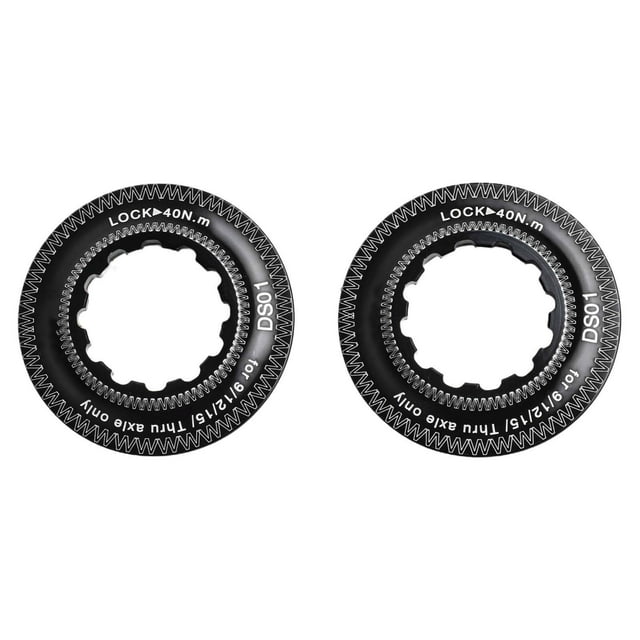 GLFILL Bike Center Locking Rings Lock Cover For Disc Brake For Rotor On Center Lock Hub Mountain Road Bicycle Accessories Black