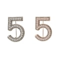 thumbnail image 3 of 3 Pcs Fashion Women Crystal Rhinestone Pearl Number 5 Brooch Pin Yinane broches de número para mujer, 3 of 9