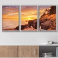 thumbnail image 2 of wall26 3 Piece Framed Canvas Wall Art - The Bass Harbor Head Lighthouse in Acadia National Park, Maine, USA - Modern Home Art Stretched and Framed Ready to Hang - 16"x24"x3 White, 2 of 5