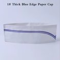 thumbnail image 5 of Sombrero de chef desechable Sombrero de cocina de papel no tejido Baker Cooking Restaurant Food Service Cap Grueso Azul, 5 of 5