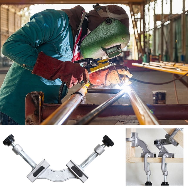 Herunwer Pince de Tube Réglable pour Soudure et Menuiserie, Pinces d'Angle en Aluminium, Tube en Acier Inoxydable à Angles Multiples, Serrage Rapide