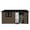 Brwon, variant on Aukfa 10 x 12FT Outdoor Storage Shed with Lockable Door, Metal Garden Tool Shed with Window & Sloped Roof for Backyard, Patio and Backyard, Black