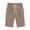 #192-Khaki, variant on Cutuoiiu Casual Womens Bermuda Shorts Cotton Linen-Like Drawstring Closure with Striped Trim and Pockets for Summer Gift