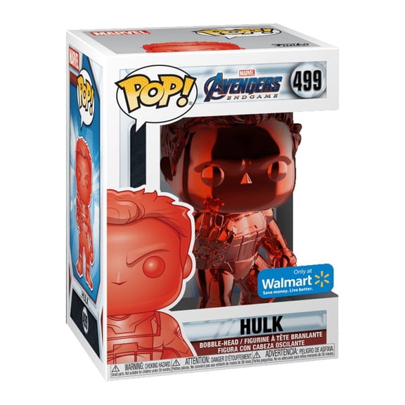 Funko POP! Marvel Avengers Endgame W2 Hulk (Red Chrome)