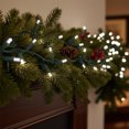 thumbnail image 4 of Northlight LED Wide Angle Christmas Lights - Pure White - 23.5' Green Wire - 50ct, 4 of 5