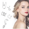 thumbnail image 2 of Xihbxyly Summer Savings No Pierced Ear Clip Set 5 Piece Set Alloy Earring Set for Home, 2 of 2