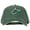 Dk Green, variant on West Virginia with Map Outline Embroidered Washed Cotton Twill Cap - Black OSFM