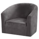 thumbnail image 4 of Funda de sofá elástica de terciopelo para sillón, antideslizante, elástica y suave. gris, 4 of 9