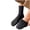 Dark Gray, variant on Mens Fuzzy Crew Socks Fleece Lined Thermal Warm Winter Socks for Cold Weather, White