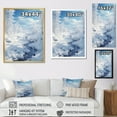 thumbnail image 4 of Designart "Snowy Wonderland by the River I" Landscape & Nature Floater Framed Canvas Wall Art, 4 of 7