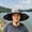 Grey, variant on Solar Fan Hat with 4 Cooling Fans, USB-C Rechargeable Sun Hat, Black