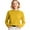 04#Yellow, variant on Soft Knit Sweater for Womens Crew Neck Long Sleeve Casual Basic Pullover Sweater Tops Light Purple S