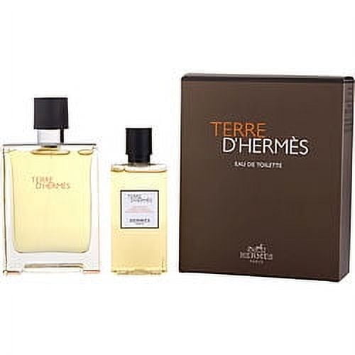 TERRE D'HERMES de Hermes, EDT SPRAY 3.3 OZ Y GEL DE DUCHA PARA EL CABELLO Y EL CUERPO 2.7 OZ