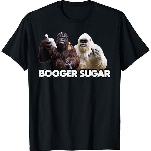 Booger Sugar Sasquatch Yeti Nose Beers - Camiseta divertida para meme para adultos