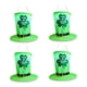 thumbnail image 3 of Luces de cuerda verde LED LED Leprechaun Hat St.Patrick's Day Decorations Decoraciones de batería con patrón de trébol Fiestas irlandesas 4pcs Methold HA012702-02, 3 of 7