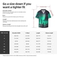 thumbnail image 2 of Cauagu Northern Lights 2 Men's Short Sleeve Button Down Hawaiian Shirt for Men Bowling Shirts Casual Summer Beach Shirt,XX-Large, 2 of 6