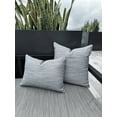 thumbnail image 6 of Seaside Smooth Grey Indoor Outdoor Pillow 14x20, 6 of 12