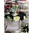thumbnail image 5 of Outdoor Tablecloth with Umbrella Hole for Patio/Picnic/Party/Camping, Yellow Lemon Summer Waterproof Table Cloth Round Cover Washable, Farmhouse Tropical Fruit Black (Dia 54"), 5 of 8
