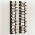 thumbnail image 2 of vidaXL Wall Mounted Wine Racks for 12 Bottles 2 pcs Black Iron, 2 of 4