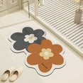 thumbnail image 3 of Cute Bath Mat -24"x 16" Super Absorbent Quick Dry Thin Bathroom Rugs Fit Under Door, Non Slip Rubber Backed Mat Washable Bathroom Floor Mats for Shower Room,Sink, 3 of 6