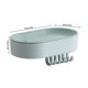 thumbnail image 3 of Yuarrent Jabonera de baño, soporte de caja de jabón de baño montado en la pared con gancho, almacenamiento de esponja Juegos de accesorios de baño, 3 of 6