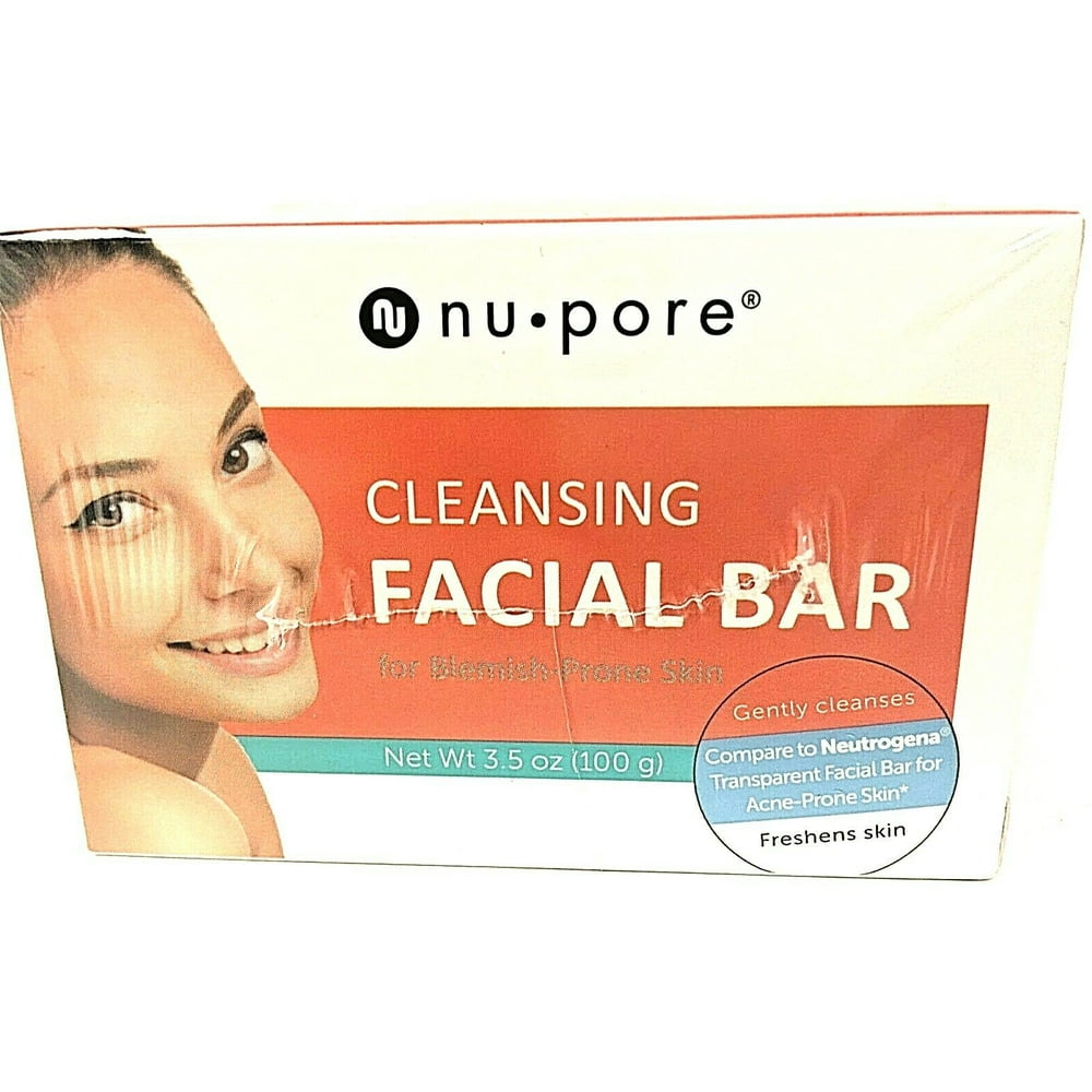 nu.pore Cleansing Facial Bar For BlemishProne Skin Pack of 3 Walmart